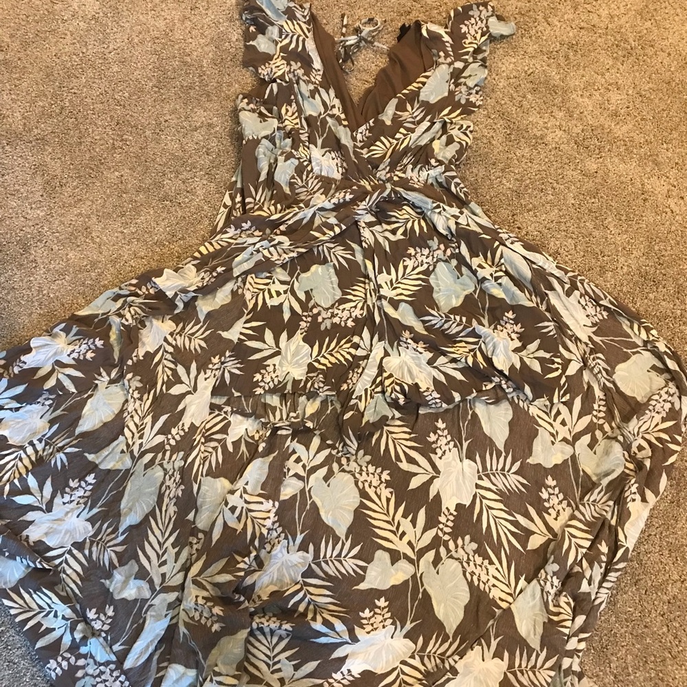 Torrid size 1 shorts romper with dress overlay